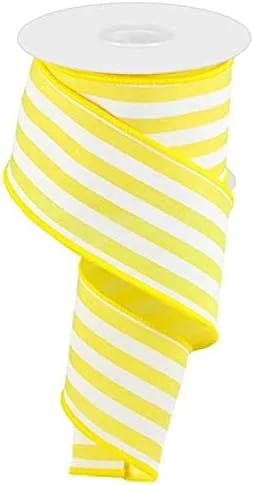 Miniatura 25 de Cinta de borde con alambre de rayas verticales, 10 yardas (negro, blanco, 1.5 pulgadas)