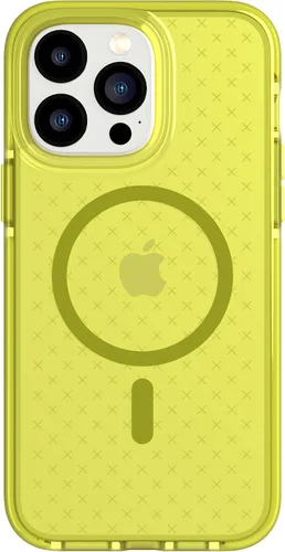 Miniatura 10 de tech21 iPhone 14 Pro Evo Check compatible con MagSafe® - Funda protectora de teléfono delgada y absorbente de golpes con protección FlexShock Negro