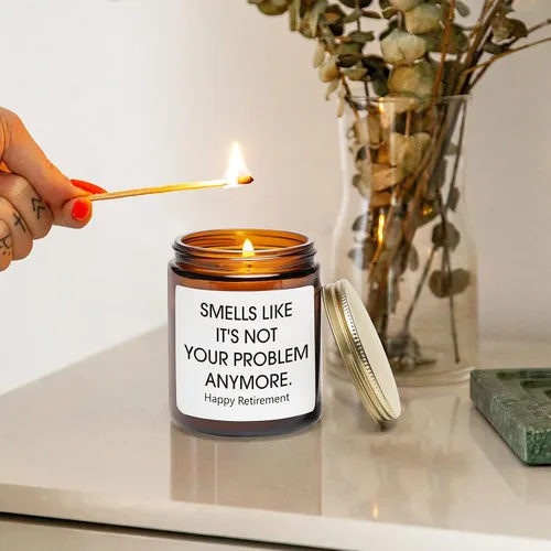 Miniatura 2 de Regalos de jubilación para mujeres, divertida vela de jubilación, regalos de jubilación para mujeres, hombres, amigos, compañeros de trabajo