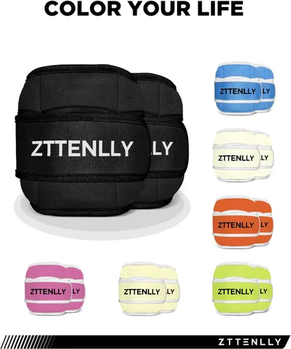 Miniatura 4 de Pesas de tobillo ajustables para mujeres, hombres y niños 1 par de 5, 10, 15, 18 y 20 libras, correas de peso para pierna, muñeca, tobillo, yoga