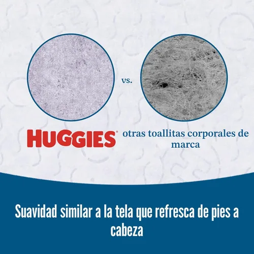 Miniatura 7 de Huggies Toallitas extra grandes sin perfume, 1 paquete abatible, 42