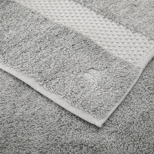 Miniatura 3 de Yves Delorme Etoile Platine (Platinum Grey) - Ropa de baño de lujo extra afelpada y suave, 100% natural y orgánica, toalla turca de alta absorción