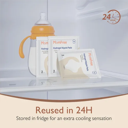 Miniatura 6 de Almohadillas de Gel Calmante de Hidrogel para Lactancia: Almohadillas para el Pecho Reutilizables para Alivio Instantáneo del Dolor Proporciona