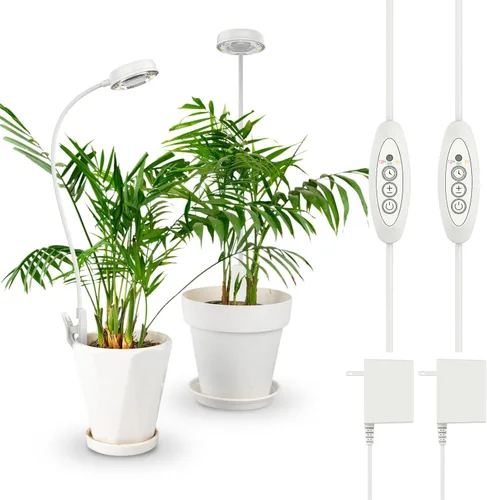 Miniatura 8 de SANSI Luces de cultivo para plantas de interior, clip de maceta LED para plantas de espectro completo, lámpara de cultivo de plantas con 4 niveles