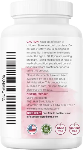 Miniatura 8 de Pure D Manosa 1,300 mg con arándano rojo y probióticos, 240 cápsulas vegetales Salud del tracto urinario para mujeres Más 1 millón de UFC mezcla