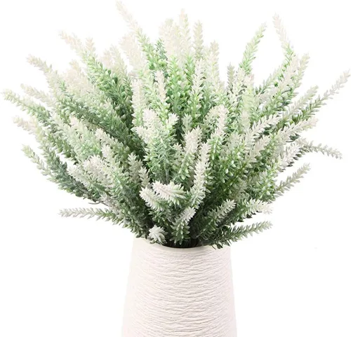 Miniatura 9 de Paquete de 10 enredaderas artificiales colgantes, hiedra falsa, sauce llorón, hojas verdes, plantas de plástico, guirnalda sintética resistente a