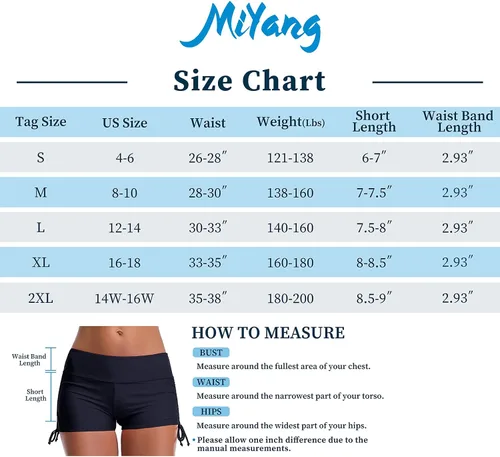 Miniatura 6 de MiYang Pantalones cortos de natación para mujer, parte inferior de vestido de baño Pantalones cortos de correr para yoga con lazo ajustable.