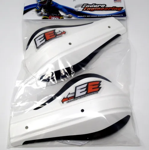 Miniatura 2 de Enduro Engineering Reemplazo EVO2 Deflectores de plástico Roost Roost Blanco 51-220