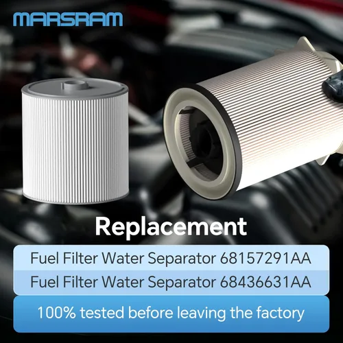 Miniatura 5 de Marsram Juego de separador de agua para filtro de combustible Cummins de 6.7L se ajusta para 2019 2020 2021 2022 2023 2024 Dodge Ram 2500 3500 4500