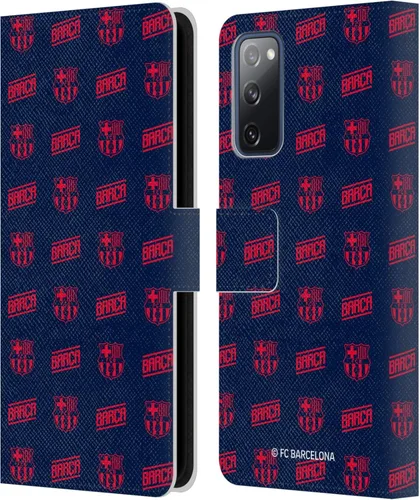 Miniatura 206 de Head Case Designs Funda de piel con licencia oficial del FC Barcelona Barca Crest Graphics para Samsung Galaxy A06 4G