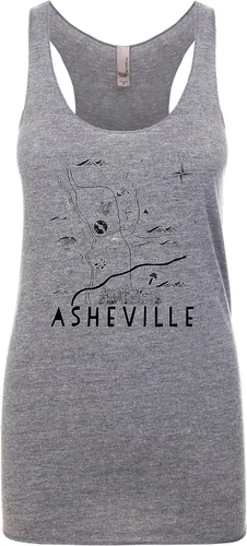 Miniatura 19 de North Carolina Themed Women's Graphic Racerback Tank Top by Moonlight Makers, Gift for Her, Shirts with Sayings, Yoga Tee