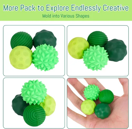 Miniatura 5 de Bolas magnéticas de silicona para ansiedad, juguetes para personas con autismo y TDAH, juguetes sensoriales para adultos y adolescentes, artículos