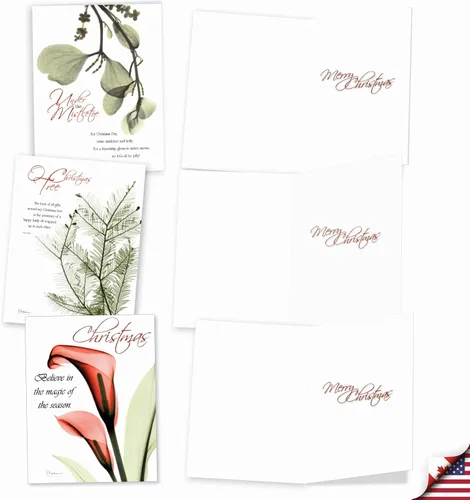 Miniatura 4 de The Best Card Company - 10 tarjetas de notas festivas para Navidad - Surtido a granel, tarjetas de felicitación en caja con sobres (10,2 x 13 cm)