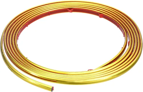 Miniatura 16 de uxcell Moldura flexible autoadhesiva, marco metálico de 8 pies x 0.31 pulgadas, para despegar y pegar, moldura de metal de PVC para pared