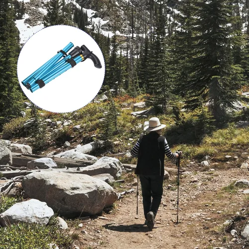 Miniatura 2 de M METERXITY Trekking Poles - Collapsible Hiking Walking Sticks, Telescopic & Folding, Apply to Women Walking Backpacking