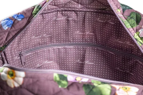 Miniatura 5 de Maison d' Hermine Bolsa de viaje acolchada de 100% algodón, bolsa de fin de semana, equipaje de fin de semana, bolsa de gimnasio para hombres