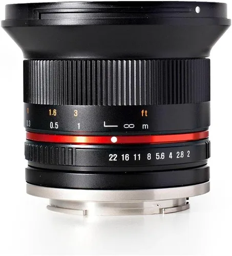 Miniatura 2 de Lente E-Mount Rokinon con ángulo ultramplio, de 0.47 pulgadas con longitud focal de 2.0 NCS CS