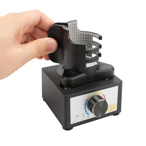 Mini mezclador de vórtice, rango de velocidad de 300 a 2400 RPM, funcionamiento manos libres, ideal para mezclar pintura acrílica, esmalte de uñas,