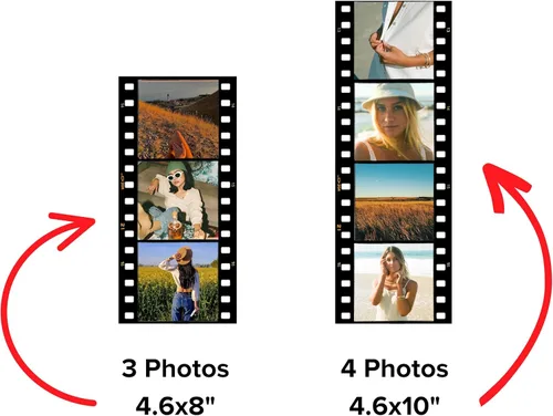 Miniatura 2 de ENVÍO EL MISMO DÍA Placa de Película de Foto Retro en Rollo de Película de Recuerdo con Soporte - Regalo Personalizado de Foto para Mejor Amiga
