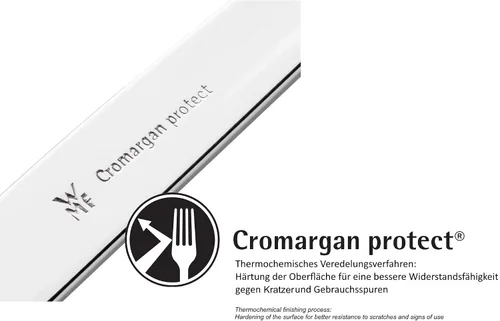 Miniatura 17 de WMF Virginia Cromargan Protect - Juego de cubiertos de acero para 12 personas, color plateado, 66 piezas