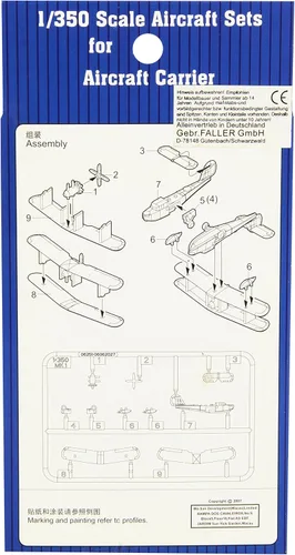 Miniatura 2 de Trumpeter 1/350 British Supermarine Walrus Biplane Set para buques de guerra (6 cajas)