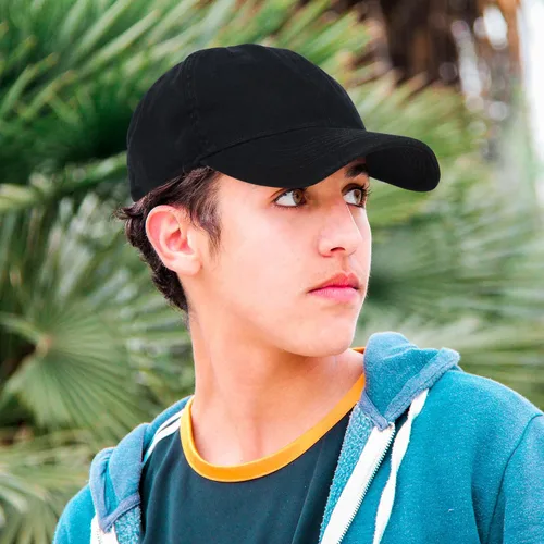Miniatura 7 de Umeepar Gorra de béisbol con cara sonriente para mujeres y hombres, ajustable, de perfil bajo, de algodón, sin estructura, para papá