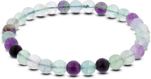 Miniatura 514 de Gem Avenue Handmade Round Bead Stretch Bracelet Unisex Natural Stone Beaded Jewelry for Men & Women, Elastic Wristband for Daily Wear