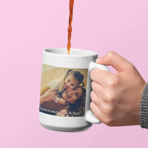 Miniatura 4 de Tazas de café con foto personalizada, 15 oz. con imagen, texto, nombre en tazas de café, regalos personalizados, taza personalizada de cerámica