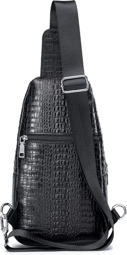 Miniatura 96 de LUKZIJAES Bolso bandolera de cuero genuino para hombre