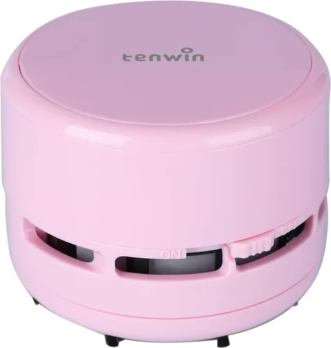 Miniatura 8 de tenwin Mini aspiradora, aspiradora portátil de escritorio inalámbrica, barredora de polvo de mano que funciona con pilas, bajo ruido y fuerte