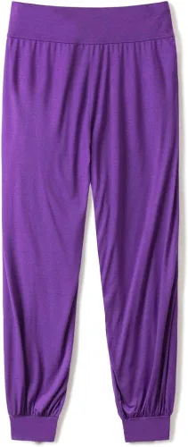 Miniatura 3 de Pantalones de algodón modal para mujer de AvaCostume, pantalones suaves para practicar yoga o deportes.