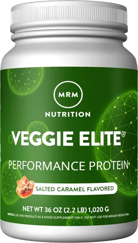 Miniatura 10 de MRM Nutrition Veggie Elite Performance Proteína Sabor a moca de chocolate Proteína a base de plantas Fácil de digerir Con BCAA Vegano +
