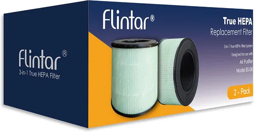 Miniatura 4 de Filtro de repuesto BS-08, compatible con purificador de aire PARTU BS-08, mejor filtración y reducción de olores, paquete de 2