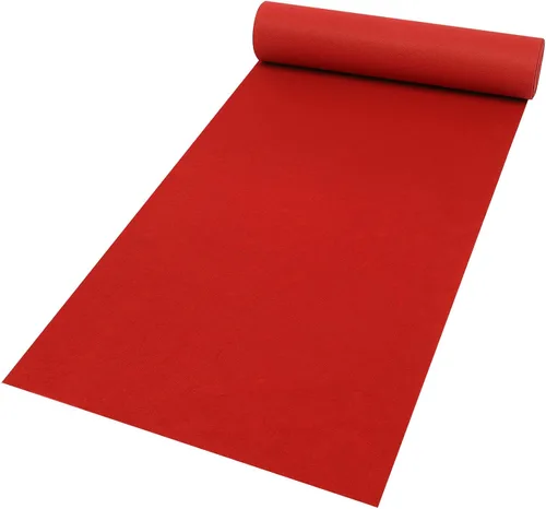 Miniatura 9 de Alfombra extra gruesa de 3 x 33 pies, con parte trasera de goma antideslizante, alfombra de pasillo cortable para pasillos, propuestas, bodas