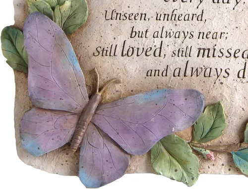 Miniatura 4 de Evergreen Aquellos que amamos no se van, siempre están a nuestro lado Piedra conmemorativa de jardín Segura para exteriores 25 cm Regalo