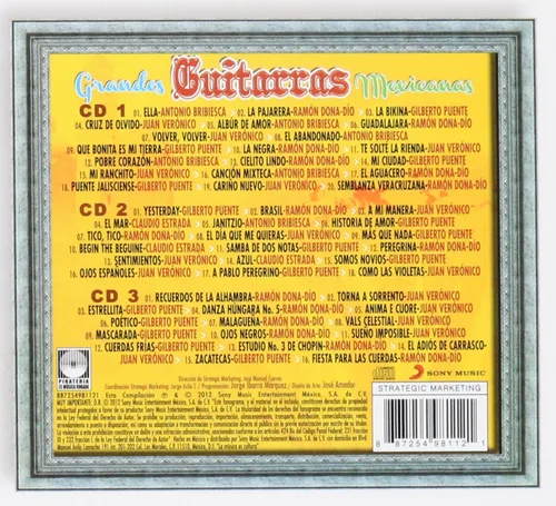 Miniatura 2 de TESOROS DE COLECCION: GRANDES GUITARRAS MEXICANAS (3 CD'S)