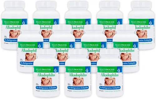 Miniatura 5 de Alkadophilus Best Process Alkaline — Suplemento digestivo probiótico y prebiótico sin refrigeración — 1.5 mil millones de UFC de bacterias buenas