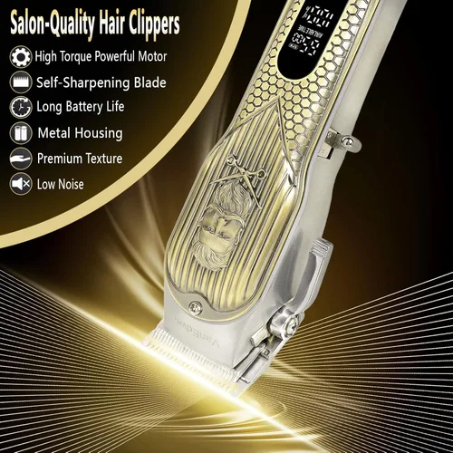 Miniatura 2 de VanEdwinPRO - Cortadora de pelo profesional con rendimiento de corte extra resistente, cortadora de pelo profesional, carcasa de metal