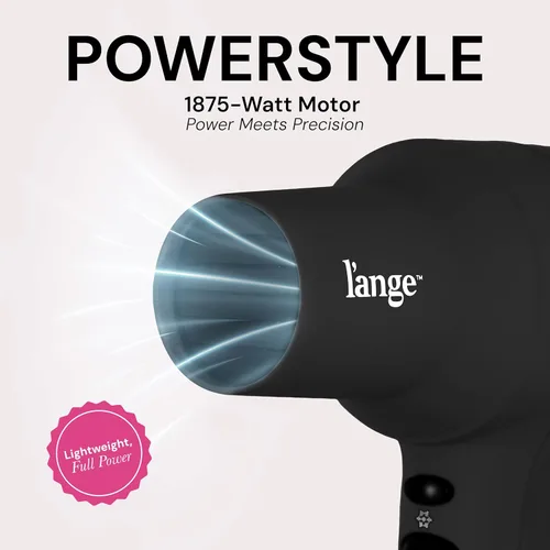 Miniatura 4 de L'ANGE HAIR PowerStyle Turbo - Secador de pelo iónico Secador profesional de 1875 vatios con difusor y concentrador Múltiples ajustes de calor
