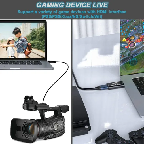 Miniatura 4 de Tarjeta de Captura de Video 4K HDMI a USB 2.0 1080P Tarjeta de Enlace de Cámara Adaptador de Tarjeta de Captura de Juego Dispositivo de Grabación