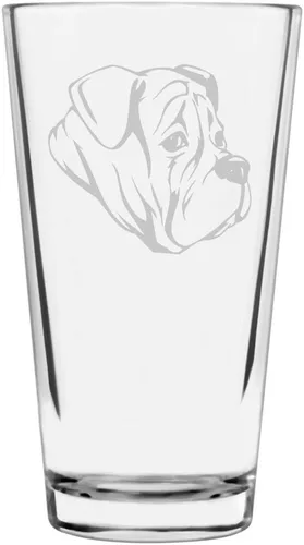 Miniatura 250 de Perro de Presa Canario - Vaso de pinta personalizado con temática de perro grabado multiusos, 16 onzas