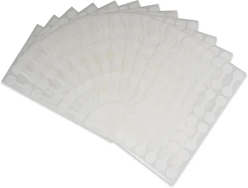Etiquetas de reparación de joyas, precio e identificación/Tyvek - Mancuerna corta autoadhesiva/etiquetas de precio de joyería con barra de 504