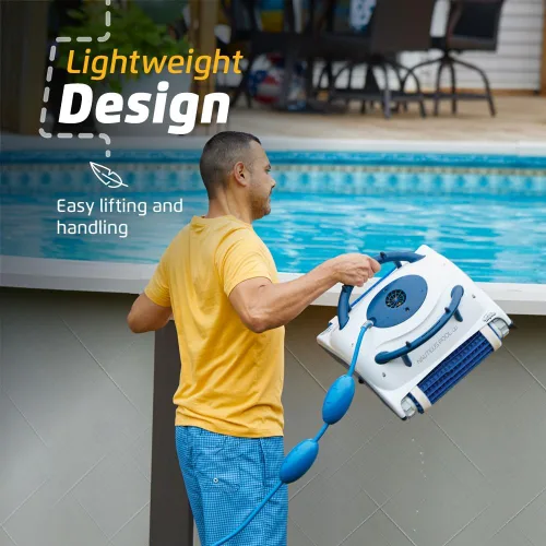 Miniatura 7 de Limpiador robotizado para piscinas Dolphin Nautilus Pool-Up hasta 26 pies - Escala paredes con cepillo de limpieza