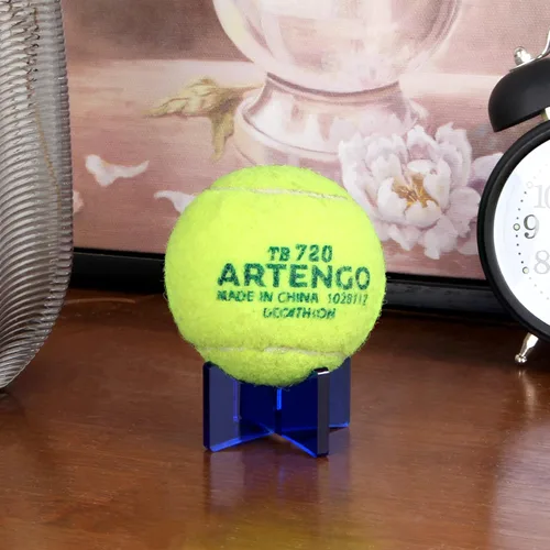 Miniatura 6 de Yes!Fresh Soportes de béisbol acrílicos para exhibición de recuerdos de bolas, exhibición de softbol, estante de exhibición de tenis
