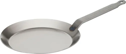 Matfer Bourgeat 062034 Sartén redondo para crepas, 9 1/2 pulgadas, gris