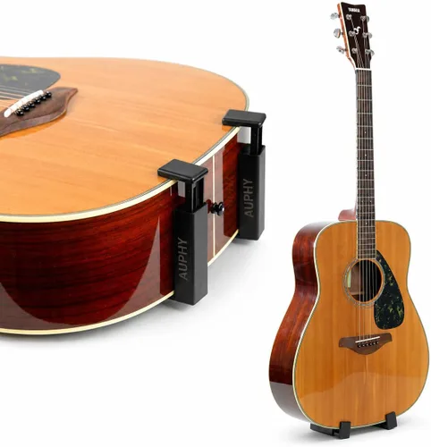 Miniatura 7 de Soporte universal plegable para guitarra con marco en A, antideslizante, soporte fuerte para guitarra acústica eléctrica, bajo, ukelele, viaje