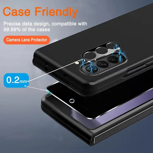 Miniatura 5 de Ferilinso Paquete de 2 protectores de pantalla de privacidad para Samsung Galaxy Z Fold 6 [compatible con fundas de teléfono], película
