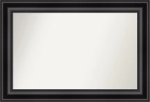 Miniatura 470 de Amanti Art Espejo personalizado, espejo de baño negro puente, espejo de pared o espejo de tocador de baño sobre el fregadero (26 x 26 pulgadas)