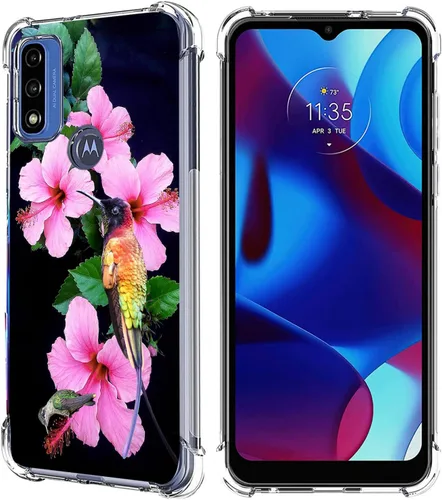 Miniatura 18 de Funda para Moto G Pure/Moto G Power 2022/Moto G Play 2023, Mandala Flower Space Drop Protección a prueba de golpes Carcasa protectora de cuerpo