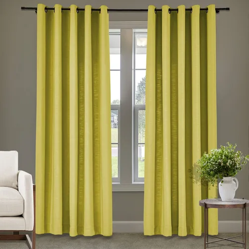 Miniatura 70 de Frelement Cortinas de lino de lino de bronce con ojales para interiores, tratamiento de ventanas para sala de estar, dormitorio, habitación